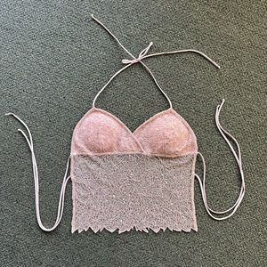 Beaded Halter Top (backless)